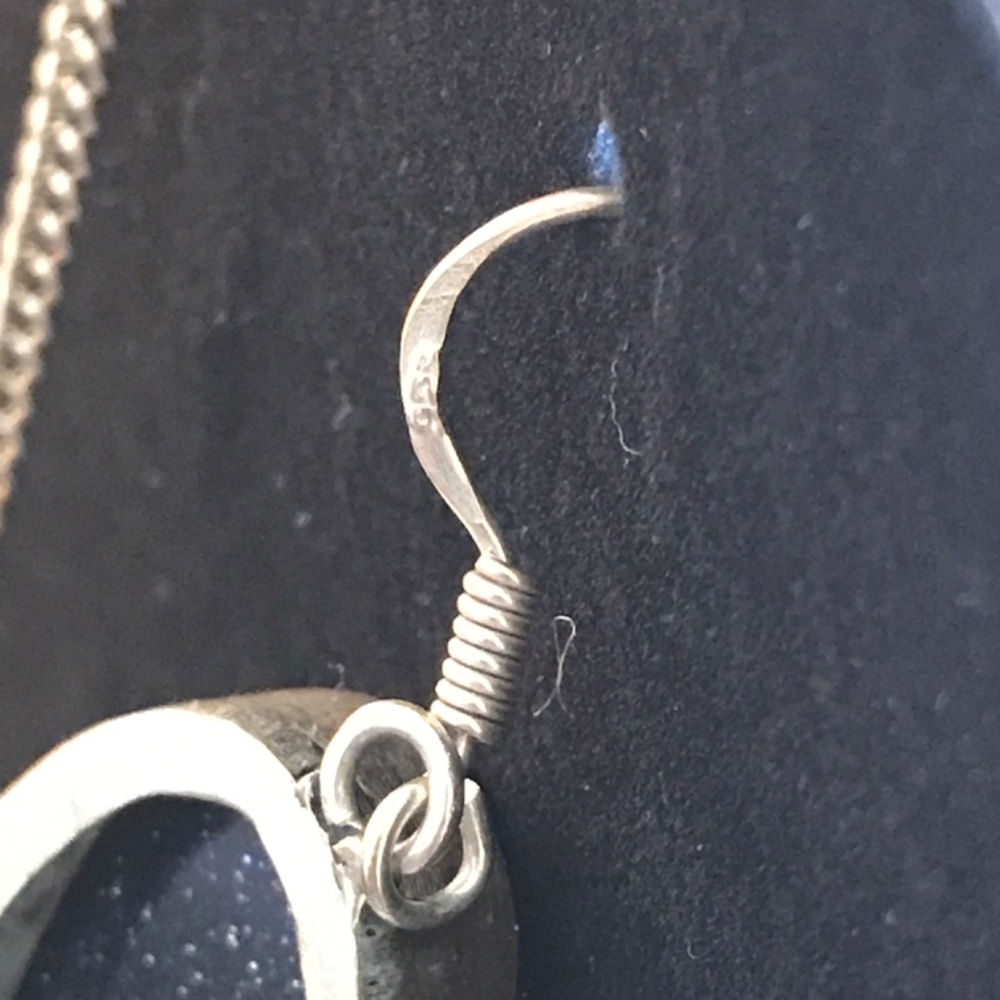 Silver Plated Gem Necklace Set- EUC 2/$25 - Picture 6 of 13